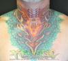 Neon Lion Skull in Scaly Biomechanical